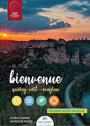 Brochure Bienvenue en Quercy vert - Aveyron