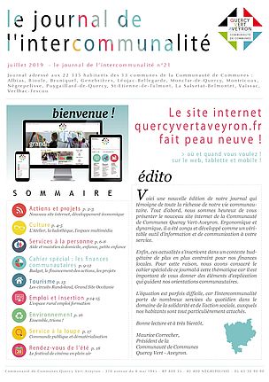 Journal de l'intercommunalité n°21 Journal de l'intercommunalité n°21